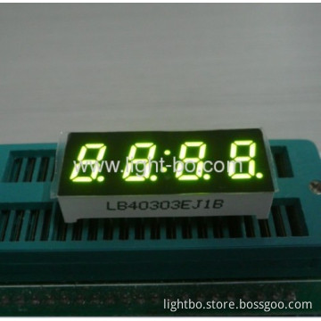 4 Digit 0.3" Common Cathode Super Bright Green 7 Segment Small Led Clock Displays 